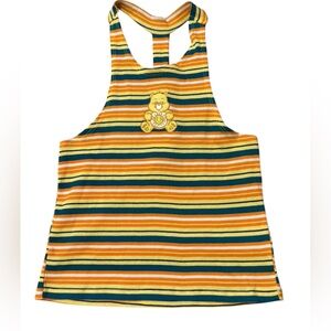 Care Bears Retro Vintage Style Striped Halter Tank Top